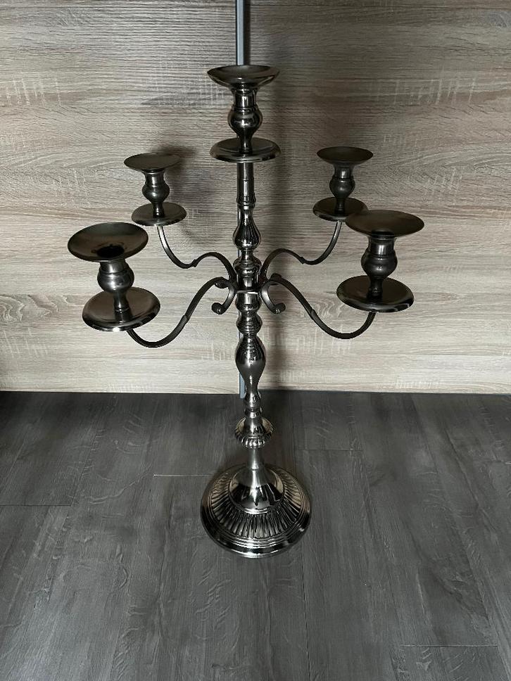 Kandelaars 80 cm en 45 cm hoog., Huis en Inrichting, Woonaccessoires | Kandelaars en Kaarsen, Zo goed als nieuw, Kandelaar, Ophalen of Verzenden