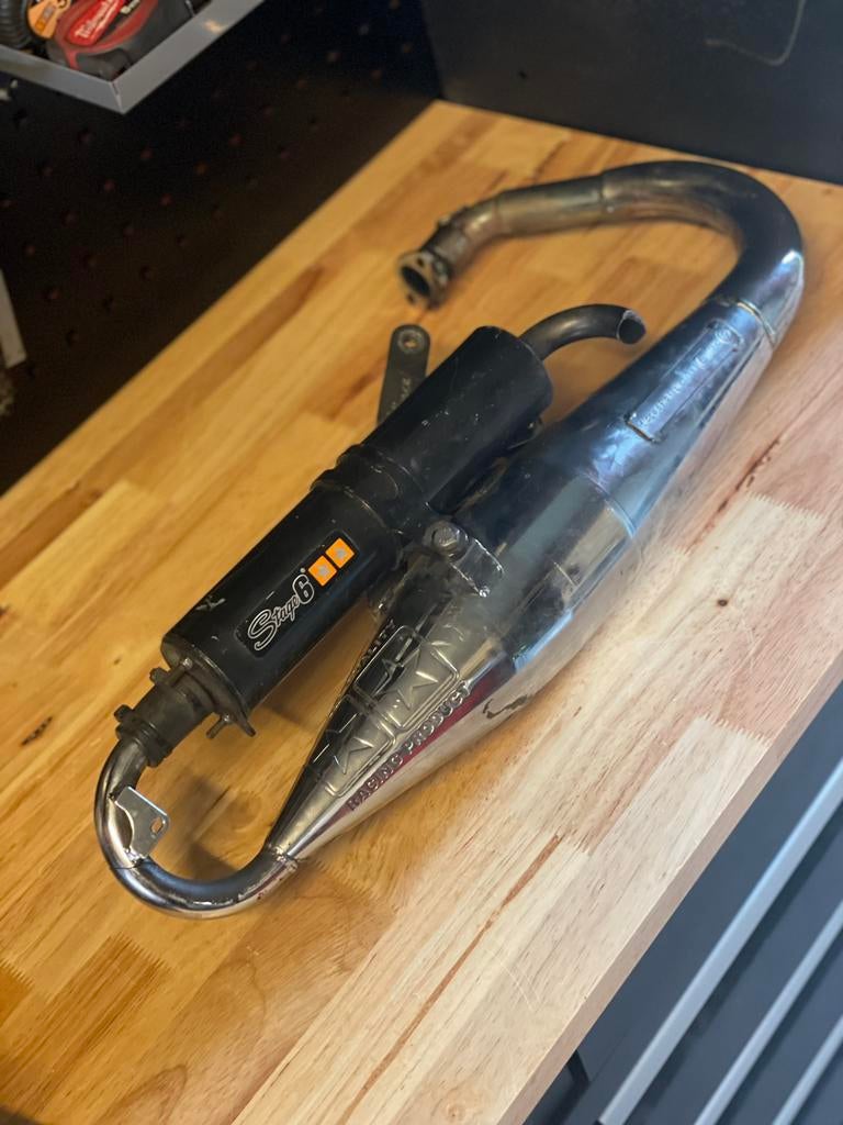 Stage 6 uitlaat, Fietsen en Brommers, Brommers | Tuning en Styling, Gebruikt, Ophalen of Verzenden