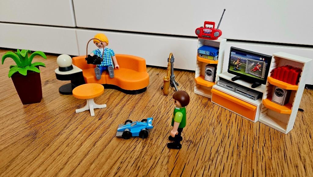 Playmobil City - woonkamer, Kinderen en Baby's, Speelgoed | Playmobil, Ophalen, Zo goed als nieuw