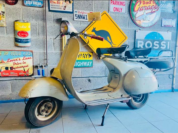 Vespa acma 125 1958 exchange, Fietsen en Brommers, Scooters | Vespa, Zo goed als nieuw, Ophalen