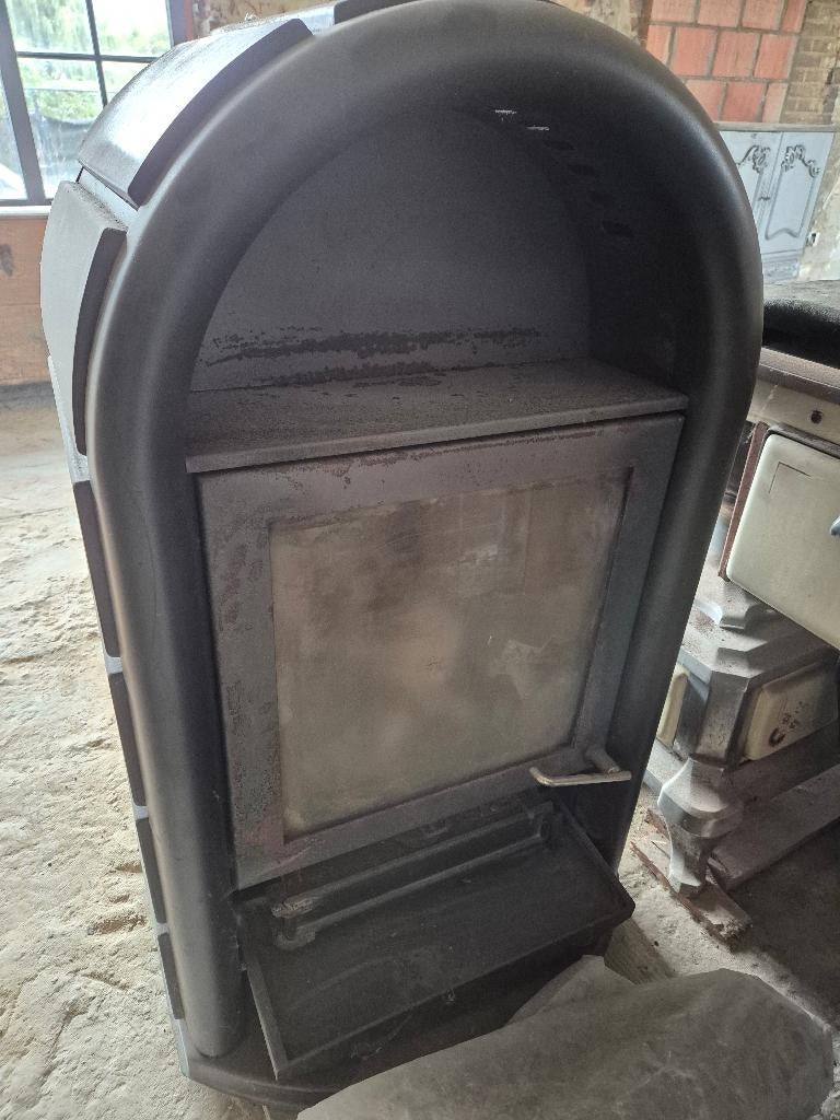 Houtkachel 12Kw Merk Wanders, Doe-het-zelf en Bouw, Ophalen, Gebruikt, Kachel, 60 tot 150 cm