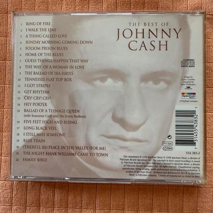 Cd Johnny Cash, Cd's en Dvd's, Cd's | Overige Cd's, Zo goed als nieuw, Ophalen of Verzenden