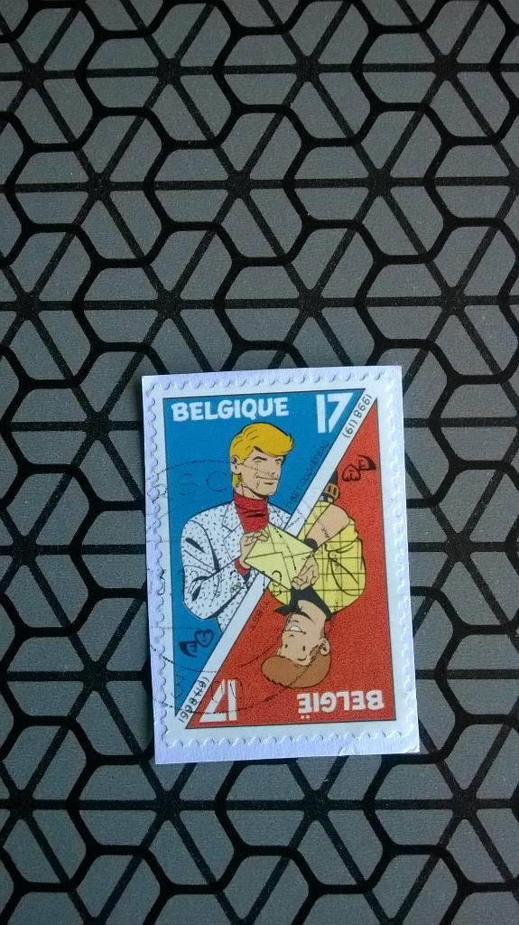 Timbre Ric Hochet et Chick Bill, Enlèvement ou Envoi, Une BD, Tibet & A.P. Duchâteau, Utilisé