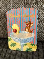 Vintage 1996 onbeschreven dubbele wenskaart Tom & Jerry, Ophalen of Verzenden, Nieuw