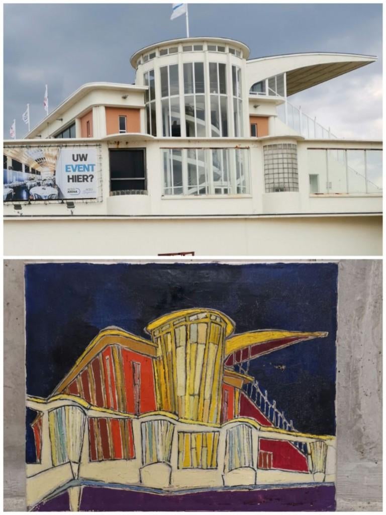 Hippodrome Tribune Wellington Ostende (vers 1955) - Inconnu, Antiquités & Art, Enlèvement