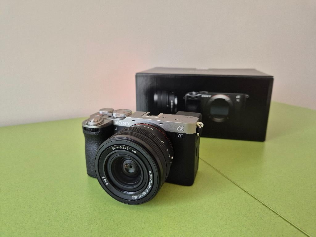 Sony A7C II + FE 28-60mm F4-5.6 lens (met garantie), Audio, Tv en Foto, Fotocamera's Digitaal, Ophalen, Spiegelreflex, Sony, Minder dan 4 keer