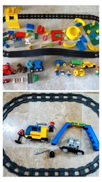 Grand lot Duplo e.a. circuit de train avec accessoires, Enlèvement ou Envoi, Utilisé, Ensemble complet, Duplo