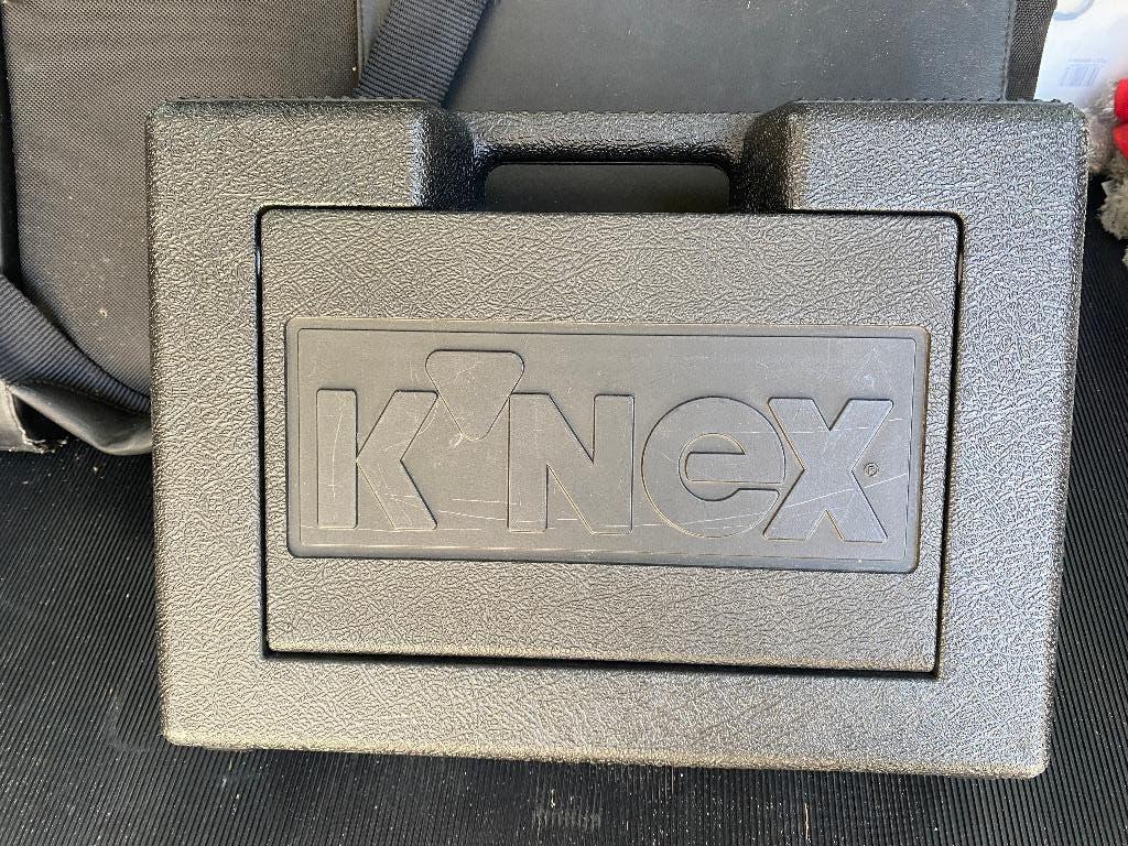 Vintage K'Nex zwarte plastic koffer, Ophalen, Zo goed als nieuw, Jongen of Meisje