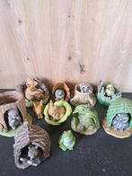 Surprises de Franklin Mint Woodland - 9 animaux avec habitat, Collections, Enlèvement ou Envoi, Comme neuf, Animal