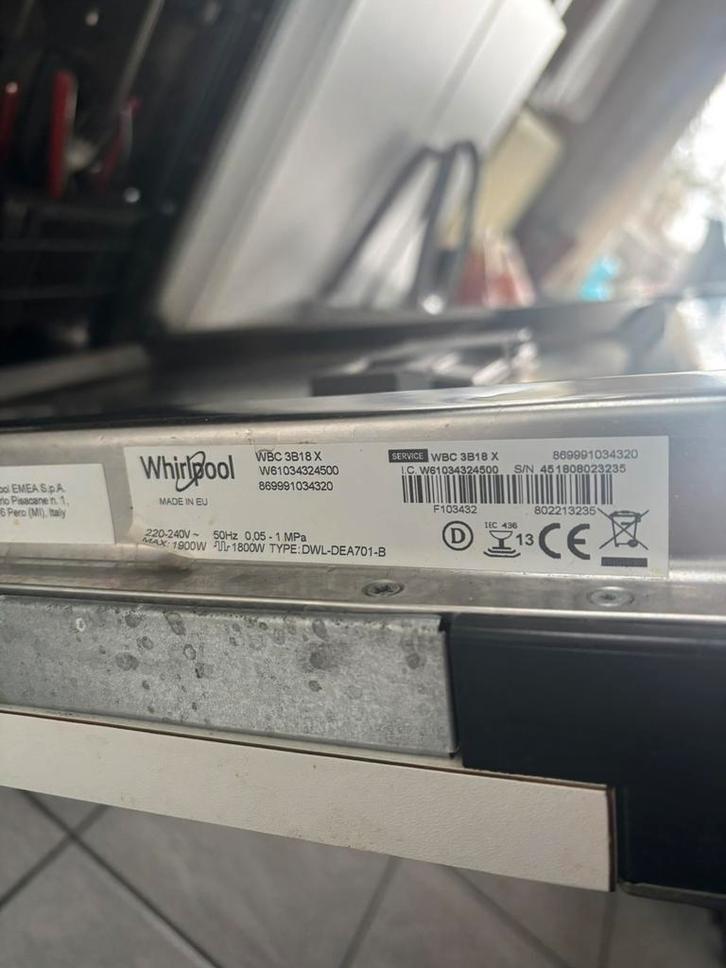 Zoek hersteller vaatwasmachine, Elektronische apparatuur, Vaatwasmachines, Zo goed als nieuw, Ophalen