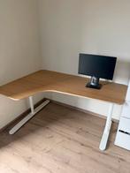 Bureau avec espace de rangement (réglable en hauteur), Maison & Meubles, Enlèvement ou Envoi, Réglable en hauteur, Comme neuf