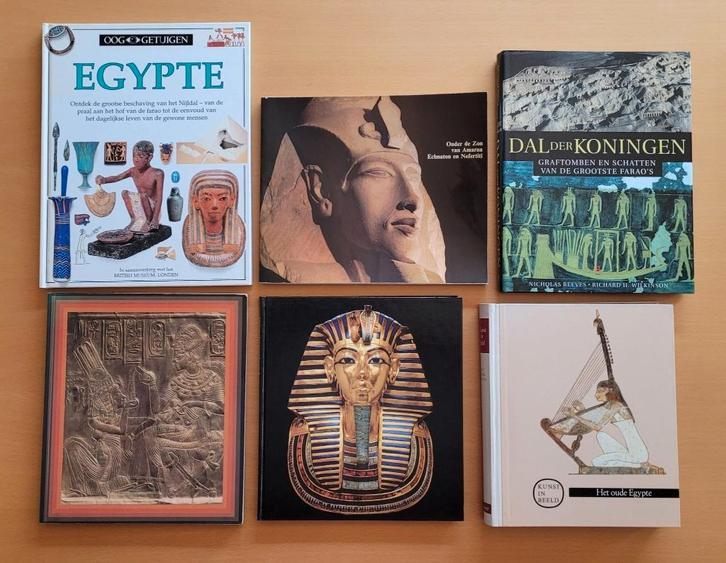 Groot lot boeken EGYPTE EGYPTOLOGIE, Boeken, Geschiedenis | Wereld, Zo goed als nieuw, Afrika, Ophalen of Verzenden