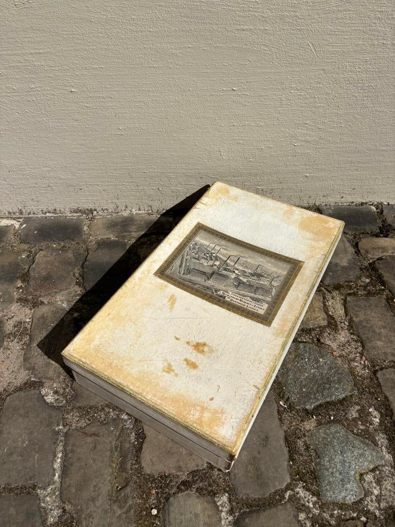 Oude publicitaire kartonnen doos, Ophalen of Verzenden