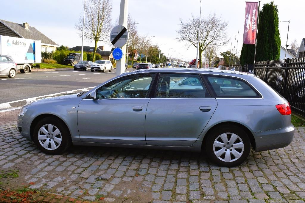 Audi A6 2.7TDi V6 Quattro/Automaat/GPS/LEDER, Zwart, Bedrijf, Euro 4, Zilver of Grijs