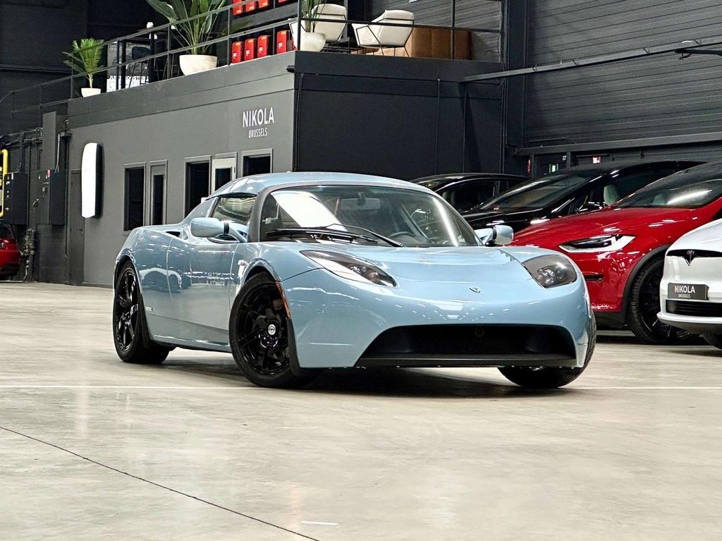 Tesla Roadster V2.0 - HEATED SEATS - SPORT - HARDTOP - SIGNA, Automaat, Gebruikt, Cabriolet, Blauw