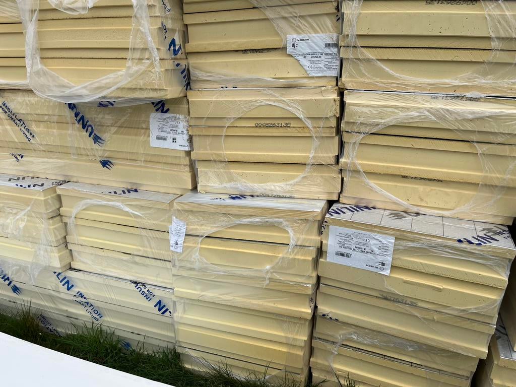 Isolation 14cm Pir double alu R=6,35, Jardin & Terrasse, Palissades, Comme neuf, Synthétique, 1 à 2 mètres, Moins de 3 mètres