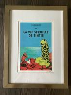 KUIFJE LITHO TINTIN LA VIE SEXUELLE (beperkte oplage) N 372., Ophalen, Kuifje, Zo goed als nieuw, Overige typen