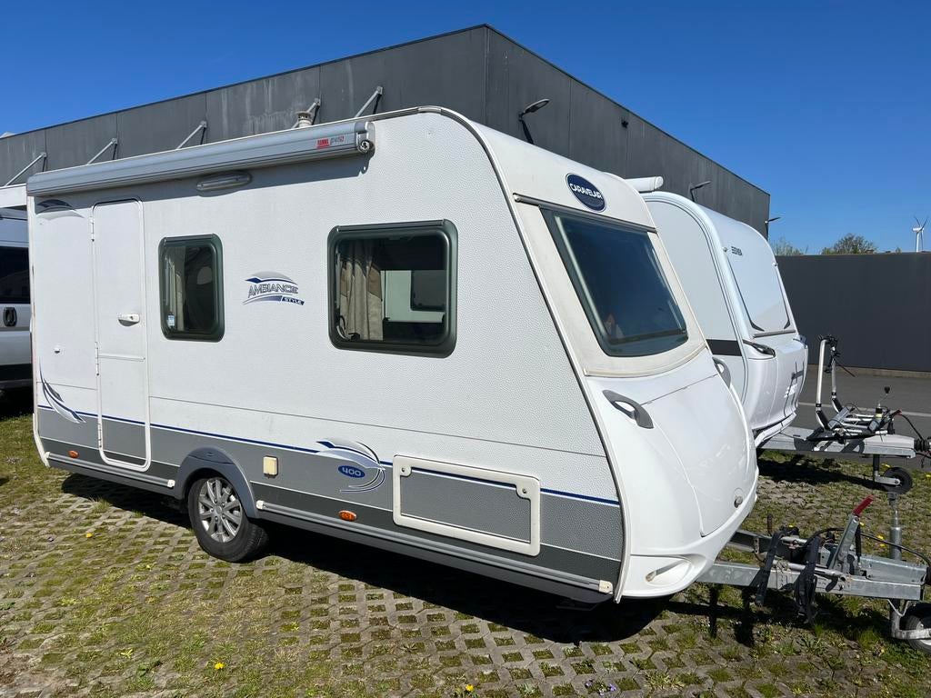 Caravelair Ambiance 400, Caravans en Kamperen, Caravans, Bedrijf, tot en met 4, 750 - 1000 kg, Standaardzit, Caravelair, Dwarsbed