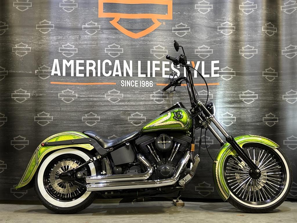 Harley-Davidson Chopper Softail Night train Chicano FXSTB, Motos, Entreprise, Plus de 35 kW, 1449 cm³, Autre