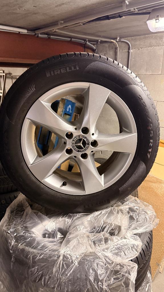 JANTES D'ORIGINES MERCEDES 17 pouces POUR VITO OU V KLASSE, Autos : Pièces & Accessoires, Pneus & Jantes, Jante(s), Pneus été