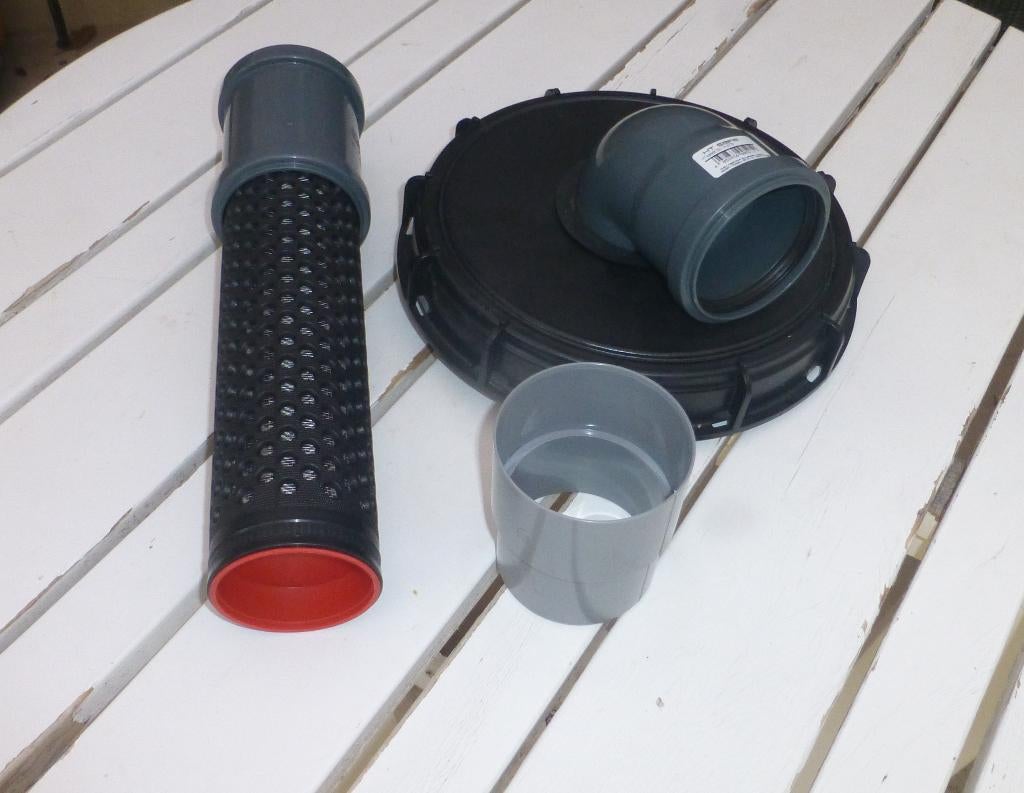 IBC-deksel 24cm met aanvoer en filter, Enlèvement, Neuf, Synthétique