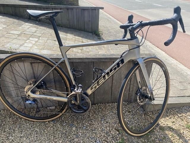 Topoccasie racefiets te koop Sensa Guilia GF, 28 inch, 10 tot 15 versnellingen, Zo goed als nieuw, 53 tot 57 cm