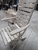 Table de jardin + 4 chaises inclinables, Jardin & Terrasse, Enlèvement