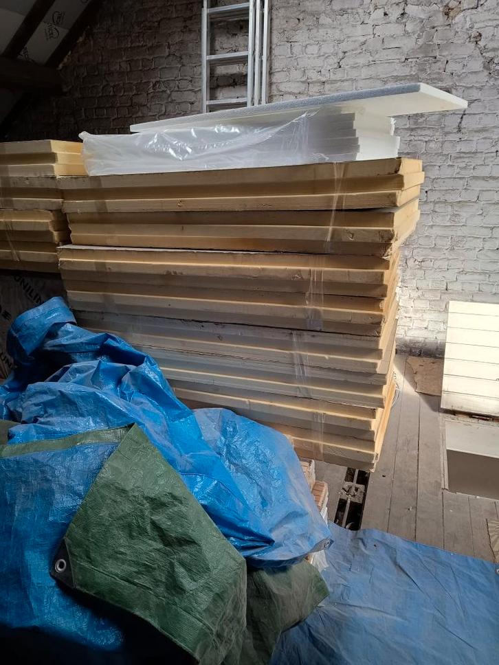 Isolant Unilin 12cm, Bricolage & Construction, Isolation & Étanchéité, Comme neuf, Isolation des murs, Isolation de toiture, Mousse rigide (PIR)