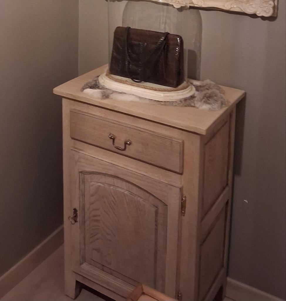 Kastje in eik naturel eik, Huis en Inrichting, Ophalen