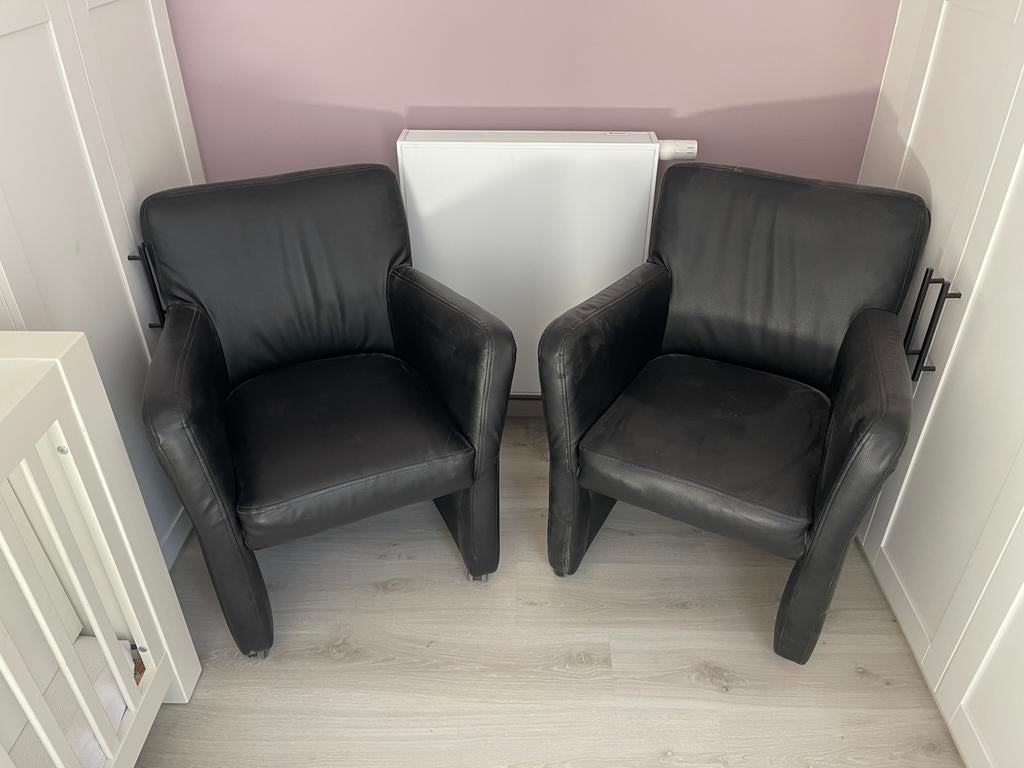 Lederen zetels, Huis en Inrichting, Ophalen, Gebruikt