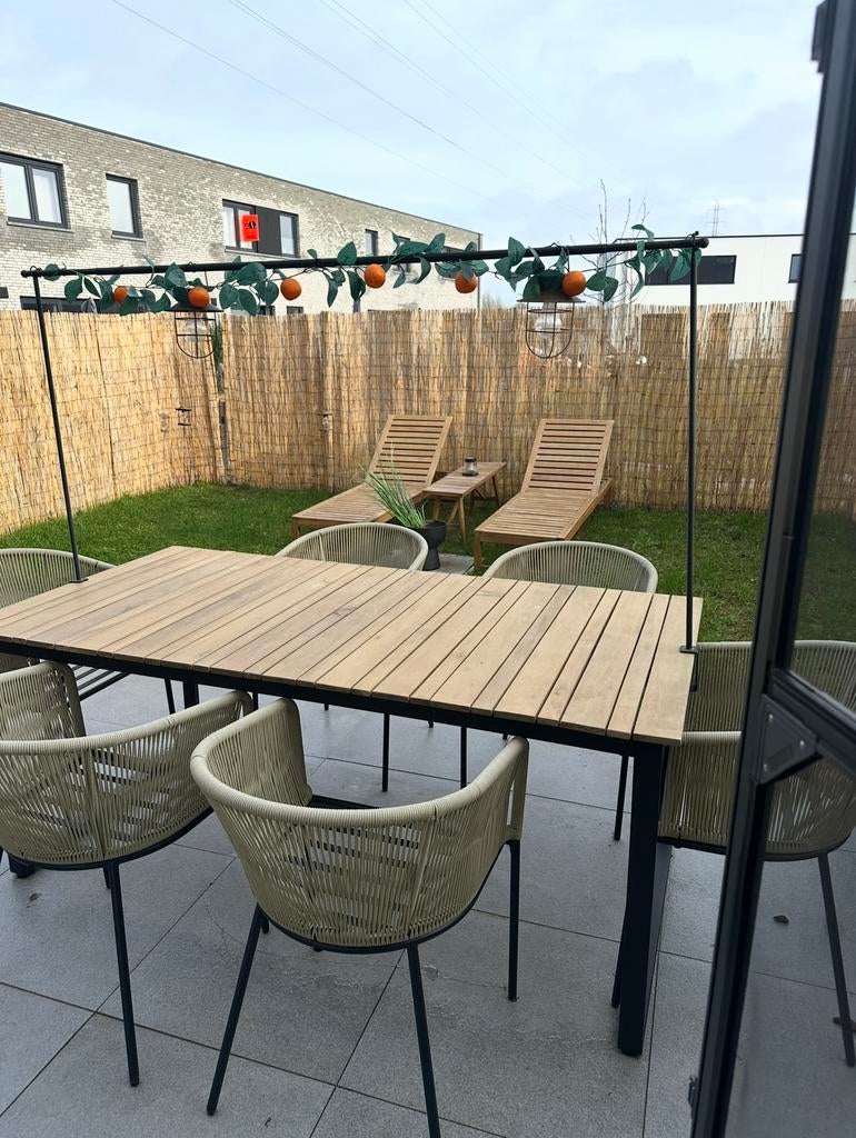 Tuintafel acacia hout, Enlèvement, Comme neuf, Bois