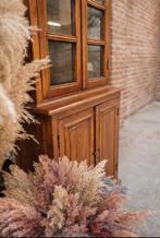 Buffet/vitrine en chêne LIVRAISON GRATUITE, 25 à 50 cm, Avec tablette(s), Flamant, Flamant