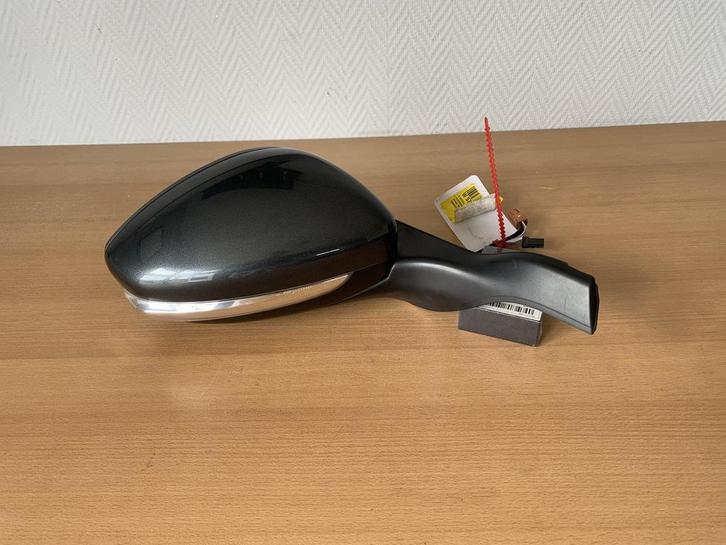 buitenspiegel rechts peugeot 208 I 2013 - 2018 grijs, Autos : Pièces & Accessoires, Rétroviseurs, Peugeot, Utilisé, Enlèvement ou Envoi