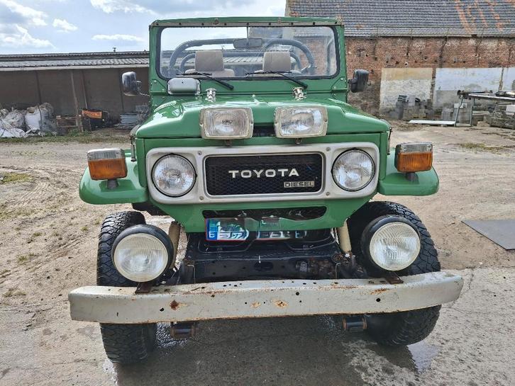 toyota bj46, Autos, Toyota, Entreprise, Landcruiser, Diesel, SUV ou Tout-terrain, 3 portes, Boîte manuelle, Vert, Quatre roues motrices / 4X4