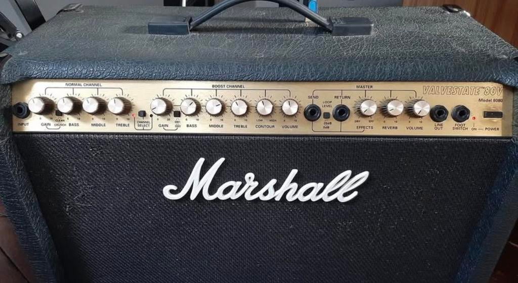 Marshall Valvestate 8080 versterker, Muziek en Instrumenten, Ophalen, Zo goed als nieuw, Gitaar, 50 tot 100 watt