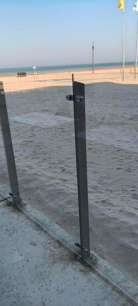 glazen windscherm  en kussenbakken, Articles professionnels, Horeca | Équipement de cuisine, Autres types, Utilisé, Enlèvement