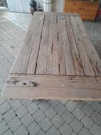 Tuintafel in teak en 6 tuinstoelen, Tuin en Terras, Ophalen, Gebruikt