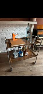 Vintage serveerwagen, Ophalen, Gebruikt