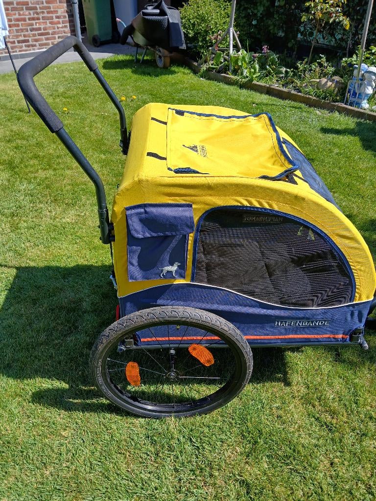 Remorque pliable pour chien Hafenbande xl, Remorque pour chien, 40 à 60 kg, Pliable, Comme neuf