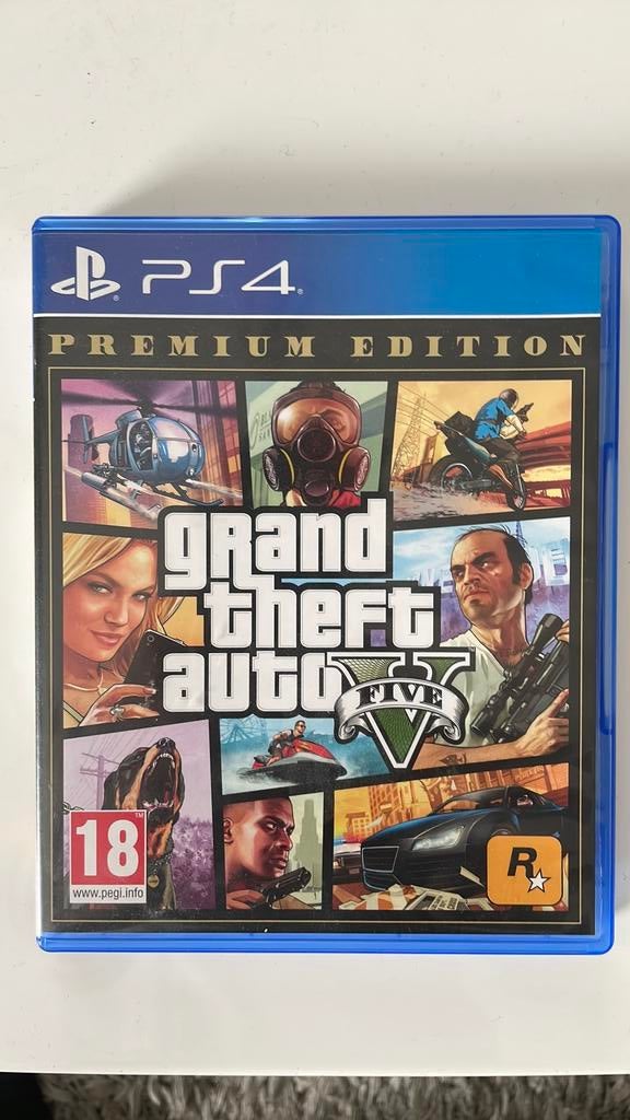 GTA 5 Premium Edition PS4 Disc Only – Te koop, Consoles de jeu & Jeux vidéo, Jeux | Sony PlayStation 4, Online, Shooter, 1 joueur
