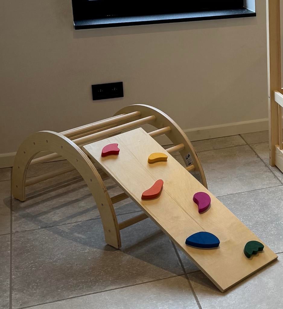 Houten klimboog met klimplank, Ophalen, Nieuw