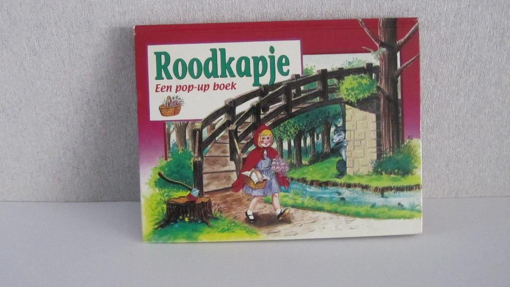 Pop-up sprookjesboeken Roodkapje en Goudlokje, Ophalen, Zo goed als nieuw