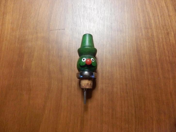 (3)- bouchon bouteille clown vert, Huis en Inrichting, Keuken | Servies, Zo goed als nieuw, Overige typen, Ophalen of Verzenden