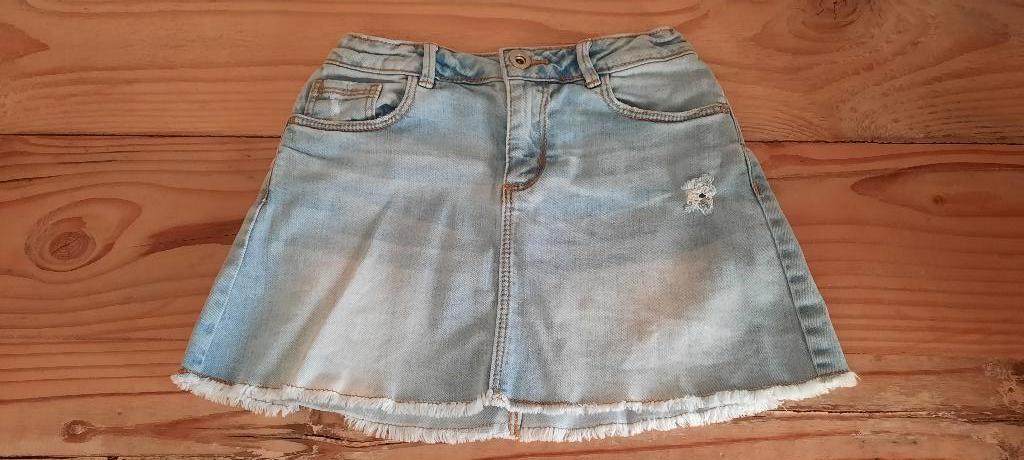 Mooie jeansrok Zara 134 - 9 jaar, Meisje, Ophalen of Verzenden, Zo goed als nieuw, Zara