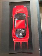 poster Ferrari F40 by Clovis, Verzamelen, Ophalen of Verzenden, Auto's