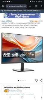 Koorui monitor nieuw, Computers en Software, Monitoren, Koorui, 101 t/m 150 Hz, HDMI, Overige typen