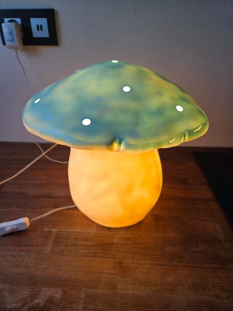 paddenstoel lamp kinderkamer, Ophalen of Verzenden, Zo goed als nieuw, Lamp