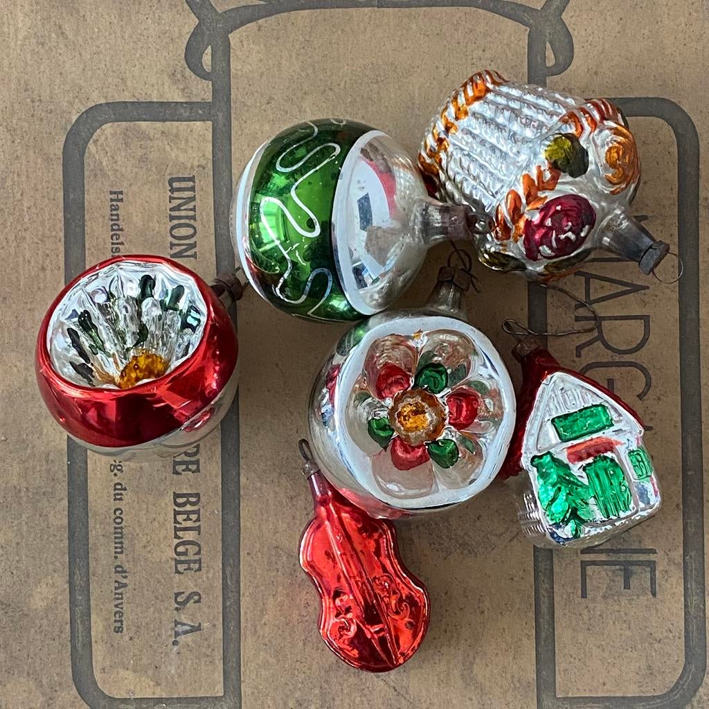 Boules Noël anciennes, Enlèvement ou Envoi, Comme neuf