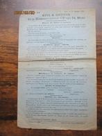 Mons 1918 Tract N41 Janvier 1918, Verzenden