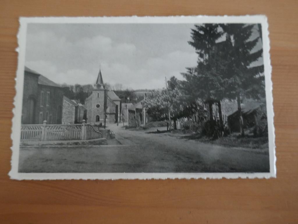 daverdisse porcheresse dans le centre du village ardennais, Envoi, Non affranchie, Luxembourg